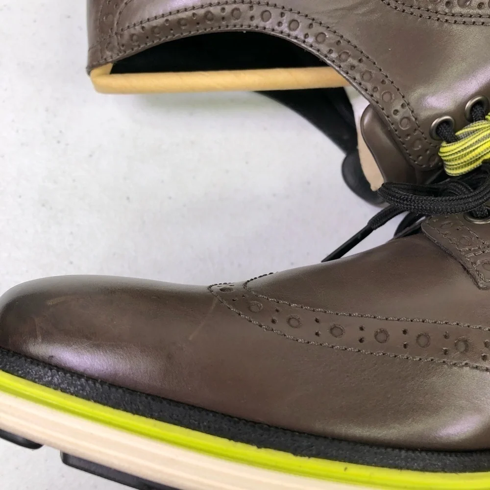 Cole Haan Original Grand Lux Wingtip Oxford Leather Shoes